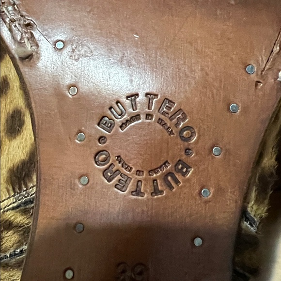 Buttero Leopard Print Ankle Booties - Picture 13 of 17